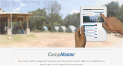 Desktop Screenshot of camp-master.com